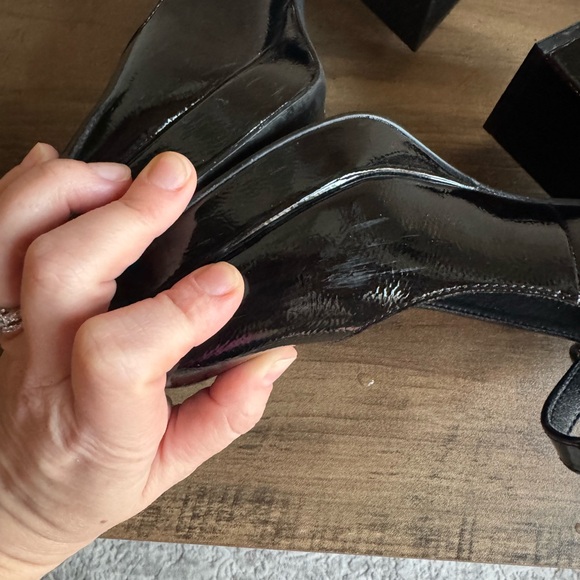 Steve Madden Mingle Platform Mary Janes Patent Black - Picture 6 of 7